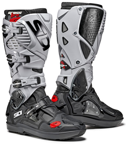 Sidi Crossfire 3 SRS Black Ash Offroad Motorcycle Boots - Size 45