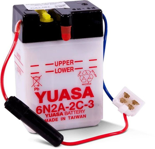 Yuasa YUAM262C3 6V Conventional 6N2A-2C-3 Battery for Reliable Power
