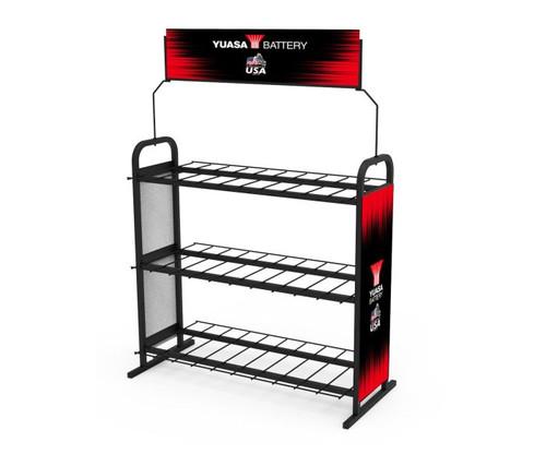 Yuasa YUA1800RACK Large Battery Rack for Secure Storage and Organization