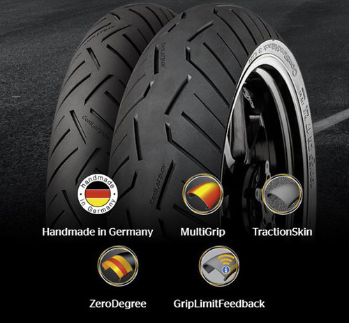 Continental Conti Road Attack 3 CR Motorcycle Tire - 110/80ZR18 TL