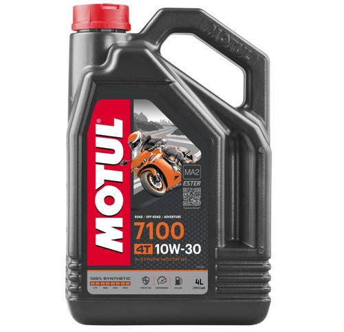 MOTUL 7100 10W30 4T Motorcycle Oil - 4 Liter Bottle