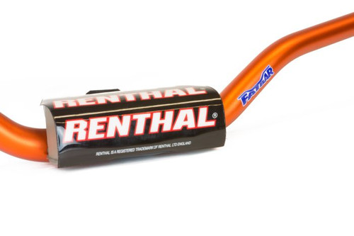 Renthal 673 Trials 100 Fatbar Handlebar in Orange - Model 673-01-OR