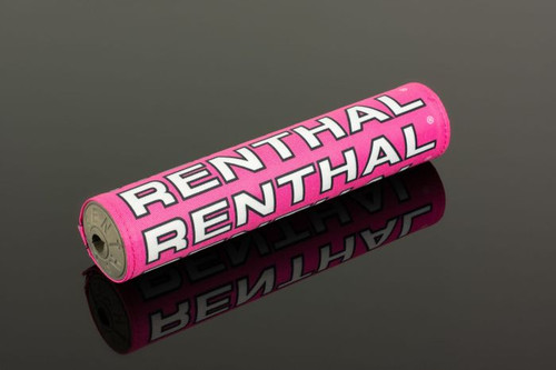 Renthal SX Pad 10-Inch Pink and White Retro Motorcycle Handlebar Pad (Part Number P356)