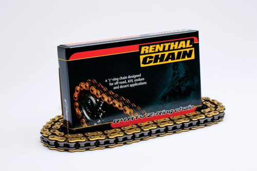 Renthal ATV Chain R4 520 Spring Link - Durable Motorcycle Chain Component