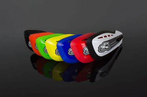 RENTHAL HG-100-WT Handguard in White for Motorcycle Protection