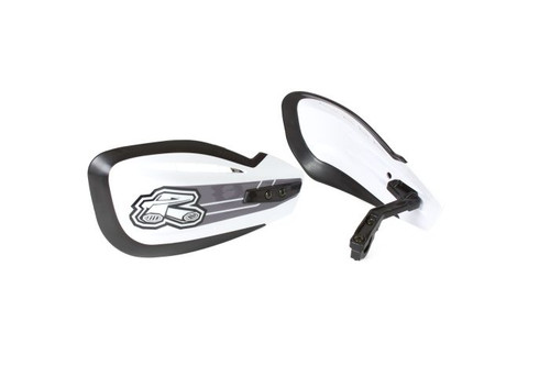 RENTHAL HG-100-WT Handguard in White for Motorcycle Protection