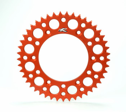 Renthal Rear Sprocket Orange 41T - Durable Performance for Motorcycles
