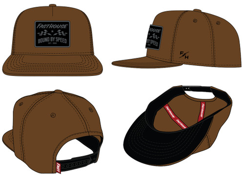 FastHouse Bound By Speed Hat Camel OS - Lightweight and Comfortable Baseball Cap
