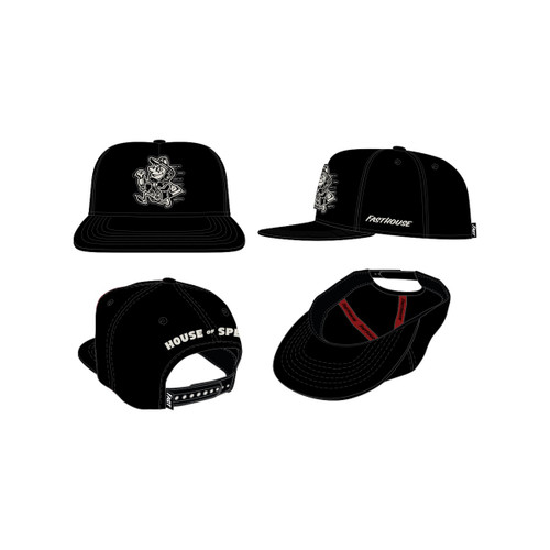 FastHouse YT Runner Hat Black OS - Adjustable Sports Cap for Men and Women