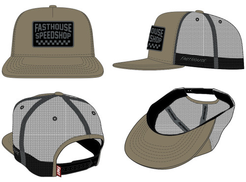 FastHouse Chalet Hat Olive OS - Comfortable and Stylish Headwear