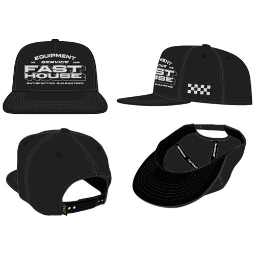 FastHouse Maintenance 110 Hat Black OS – Durable Work Cap for Professionals