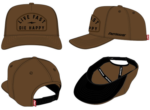 FastHouse Wired Hat Camel OS - Model 3297969900 for Enhanced Head Protection