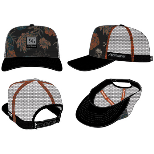 FastHouse Scene Hat Vintage Black OS - Stylish Unisex Cap for Casual Wear