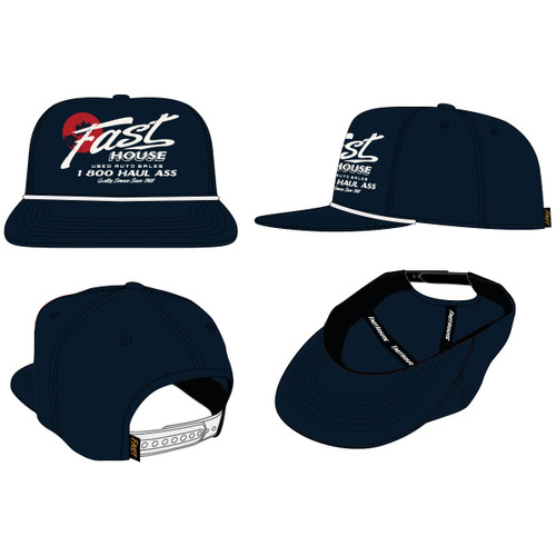 FastHouse Sunset Hat Navy OS - Stylish Wide-Brim Sun Protection