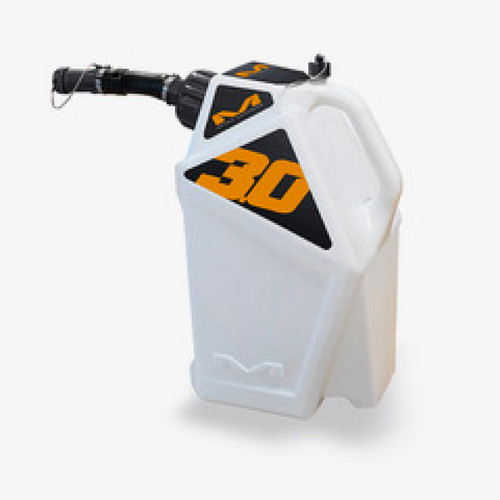 Matrix Concepts M3 0.3 Gallon Utility Can in White-Orange