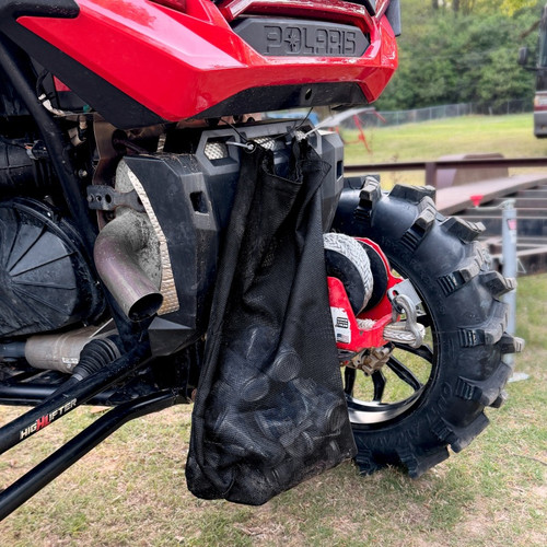 EPI Mesh Trail Bag - Black | Versatile Storage for Powersports Gear and Equipment