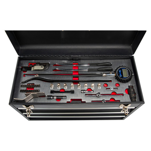 BikeMaster 3 Drawer Toolbox with 129-Piece Motorcycle Tool Set - Part Number 510002