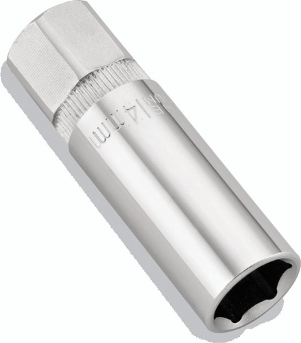 BikeMaster Magnetic Spark Plug Socket 14mm - Durable 3/8" Drive Tool for Reliable Spark Plug Service