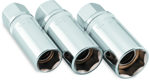 BikeMaster Spark Plug Socket Set Magnetic 16/18/22mm for Powersports Applications