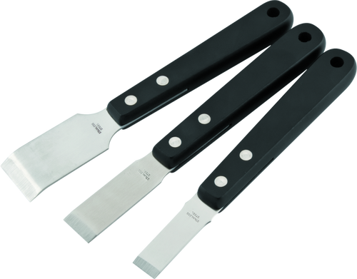 BikeMaster 3-Piece Scraper Kit with Sharp Blade and Solid Handle for Powersports Maintenance