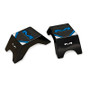 Matrix Concepts H1 Starter Blocks Set - Black and Blue Aluminum PowerSports Starting Blocks