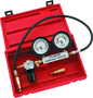 BikeMaster Cylinder Leakdown Tester with 10/12/14/18mm Adapters and Gauge Set