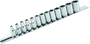BikeMaster 13-Piece 1/4 Inch Drive Socket Set with Metric Sizes