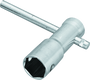 BikeMaster 3-Way Plug Wrench - 10mm, 12mm, and 14mm Spark Plug Tool