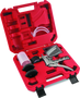 BikeMaster Brake Bleeder Vacuum Test Kit - Versatile PowerSports Tool with Extra-Long Hoses and Adaptors