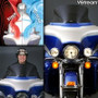 National Cycle 96-13 Harley-Davidson FLHT/FLHX/FLHTK Touring / Tri-Glide VStream Low Windshield - Tinted