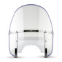 National Cycle 60-93 Harley-Davidson FLH Heavy Duty Beaded Round Bottom Clear Windshield