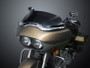 National Cycle N27406 Wave Low Windshield for Harley Davidson FLTR Models - Dark Tint