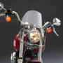 National Cycle N21919 Switchblade Windshield for Harley-Davidson Wide Glide and FX Softail Models - Clear