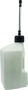 BikeMaster 5 Gallon White Utility Jug with Auto Shut-Off Hose and Black Cap
