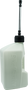 BikeMaster 5 Gallon White Utility Jug with Auto Shut-Off Hose and Black Cap