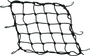 BikeMaster 13x13 Multihook Cargo Net with Rubber-Tip Metal Hooks in Black