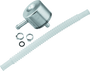 Twin Power EFI Fuel Filter Kit for Harley Davidson 2001-2002 Touring and Softail Models - Part Number 484238