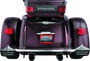 Kuryakyn Rear Mud Flaps for Trikes with Chrome Trim - Fits Harley Davidson Tri Glide Ultra Classic and Street Glide Models
