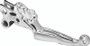 Kuryakyn Silhouette Levers 96-Up Cable Chrome for Harley Davidson