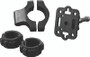 Kuryakyn Handlebar Accessory Mount for 7/8 to 1-1/4 Inch Bars in Black, Part Number 1671