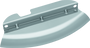 Kuryakyn Lower Triple Tree Wind Deflector Chrome for Harley Davidson Touring Models Part 1804