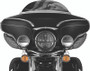 Kuryakyn Dragon Wing Air Deflectors for Harley Davidson FLHX and FLHT Models – Dark Smoke