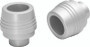 Kuryakyn Lodestar Handlebar Slider Set for BMW R1200GS - Silver