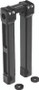 Kuryakyn 12-inch Billet Handlebar Risers in Black for Harley-Davidson