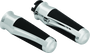 Kuryakyn Phantom Grips for Indian Scout and Scout Sixty – Chrome with Ergonomic Design and Vibration Dampening