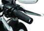 Kuryakyn Hex Grips Dual Cable Black – Ergonomic Powersports Handlebar Grips with Ultra Soft Cushioning