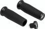 Kuryakyn Thresher Grip Metric Black – Ergonomic PowerSports Handlebar Grips with Shark Tooth Knurling