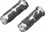 Kuryakyn ISO Flame Grips Dual Cable Chrome – Unique Flamed Pattern for Powersports Bikes