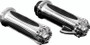 Kuryakyn Zombie Grips with Throttle Boss for Dual Cable Applications - Chrome