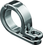 Kuryakyn P-Clamp 7/8-1 inch Chrome - Easy Mounting for Lights and Accessories